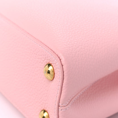 Louis Vuitton Taurillon Scrunchie Capucines BB Bubble Gum Pink 10 of 11