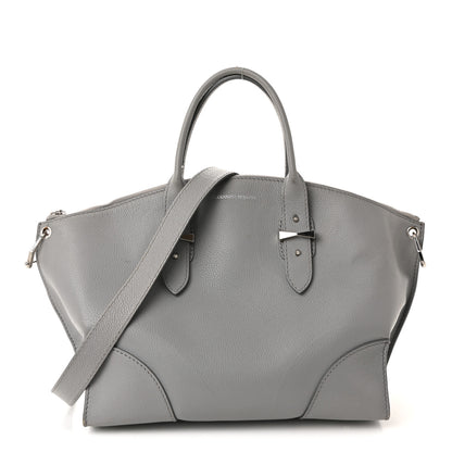 Alexander McQueen Grained Calfskin Medium Legend Satchel Grey Melange 1 of 9