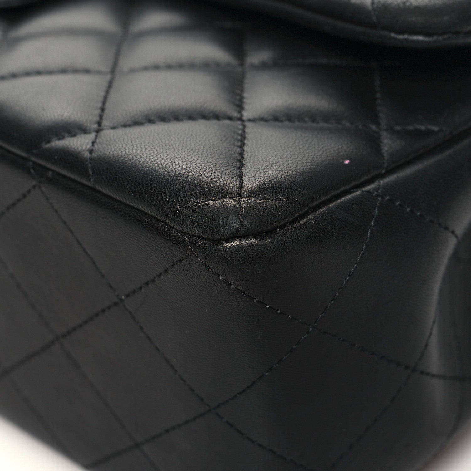 Chanel Lambskin Quilted Jumbo Double Flap So Black 11 of 13