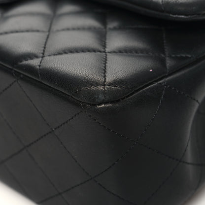 Chanel Lambskin Quilted Jumbo Double Flap So Black 11 of 13