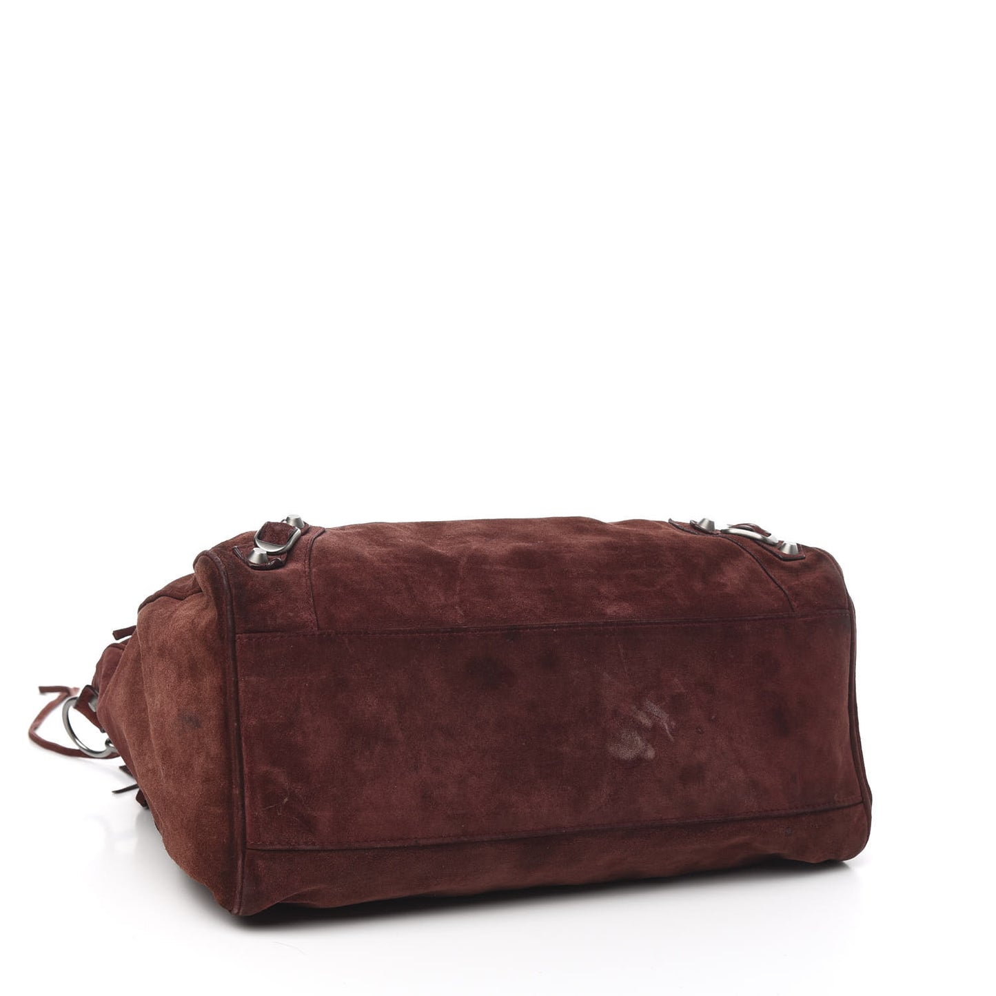 Baby Daim Suede Classic Silver Hardware Velo Brown