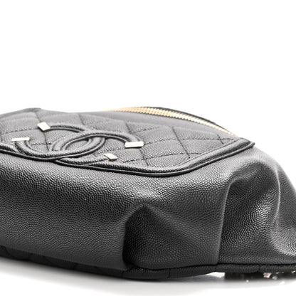 Chanel Caviar Quilted Filigree Waist Bag Black 10 of 10
