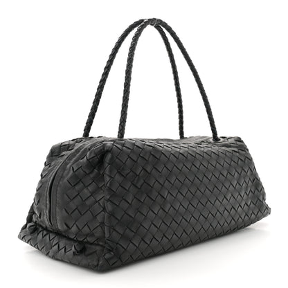 Bottega Veneta Nappa Intrecciato Satchel  Black 3 of 10