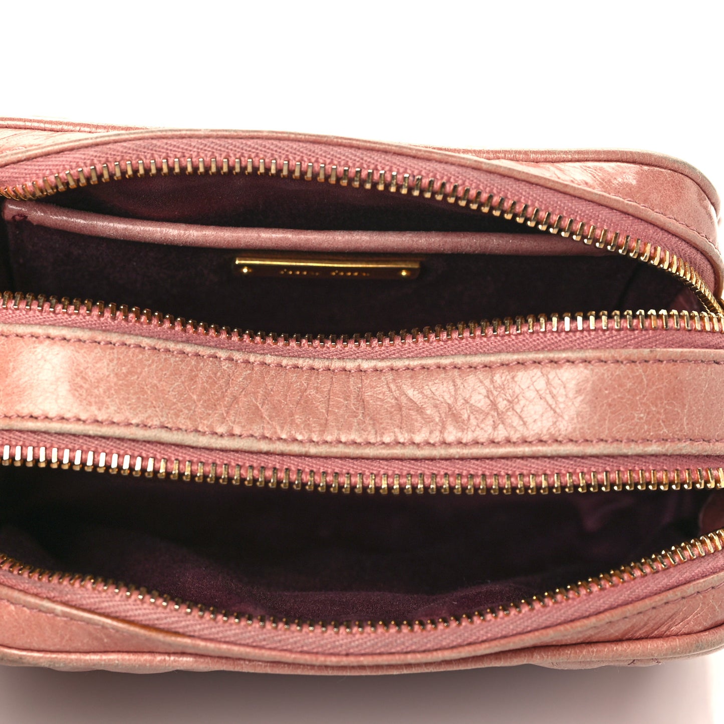 Vitello Shine Quilted Camera Bag Loto