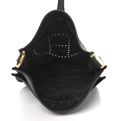 Hermes Taurillon Clemence Evelyne III PM Black 5 of 11