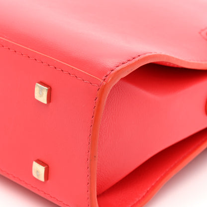 Delvaux Calfskin Mini Tempete Satchel Red 16 of 18