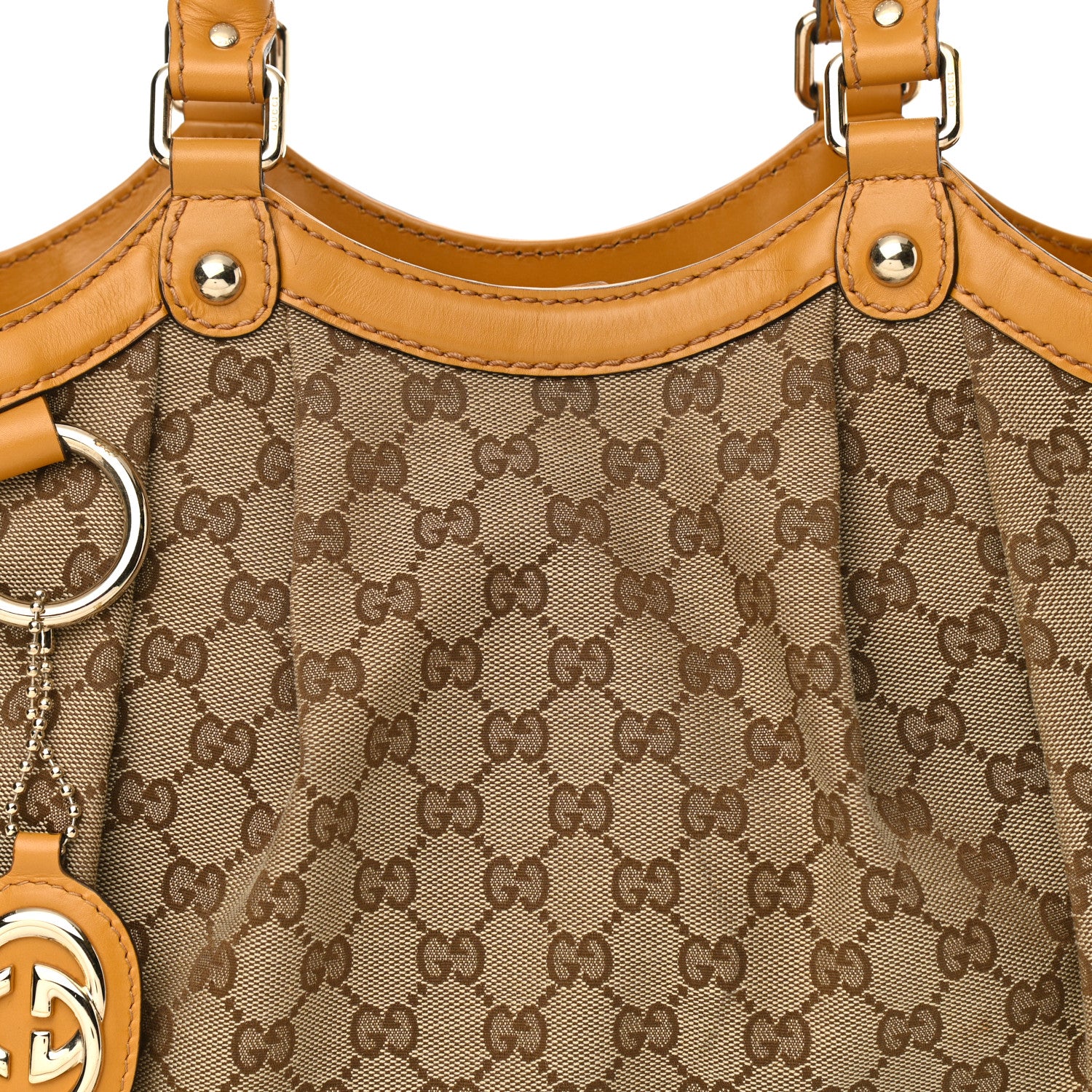 Gucci Monogram Medium Sukey Tote Yellow 9 of 12