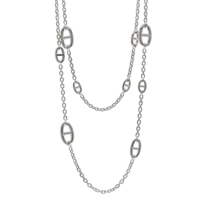 Hermes Sterling Silver Farandole Necklace 80 1 of 5