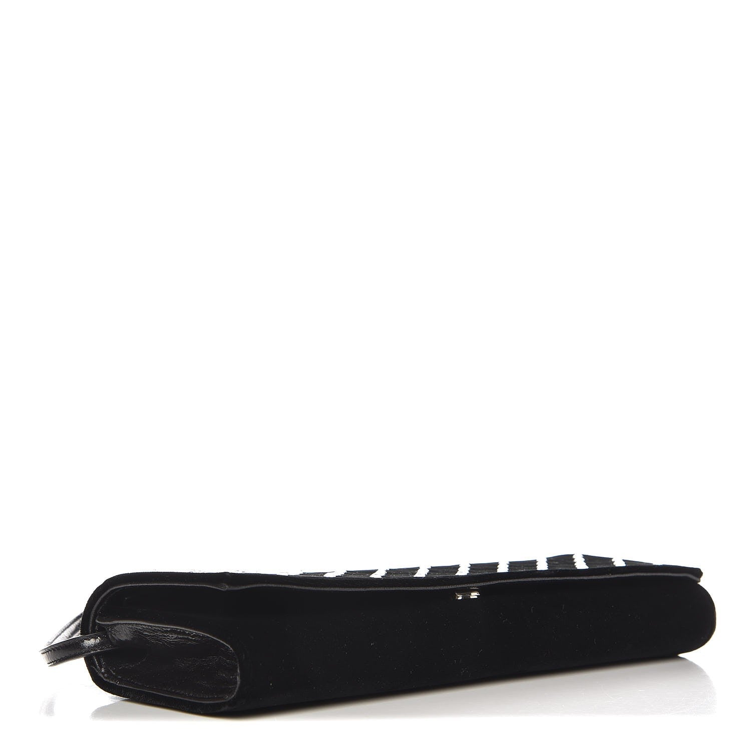 Saint Laurent Velvet Crystal Fetiche Clutch Nero Black 4 of 8