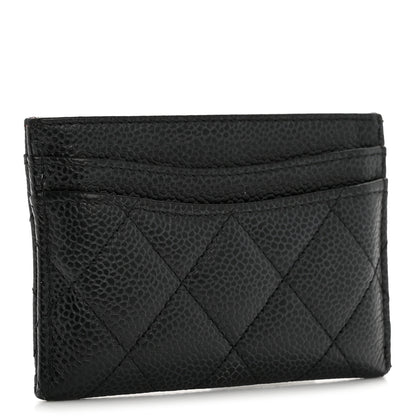 Chanel Caviar Quilted Card Holder Black 3 of 12