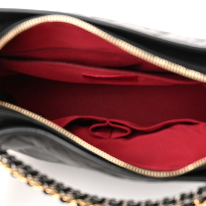 Chanel Aged Calfskin Quilted Medium Gabrielle Hobo Black 5 of 13