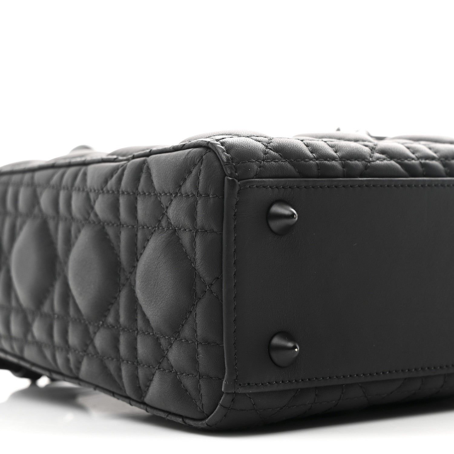 Christian Dior Ultra Matte Calfskin Cannage Small My ABCDior Lady Dior Black 9 of 10
