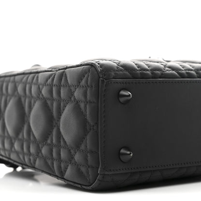 Christian Dior Ultra Matte Calfskin Cannage Small My ABCDior Lady Dior Black 9 of 10