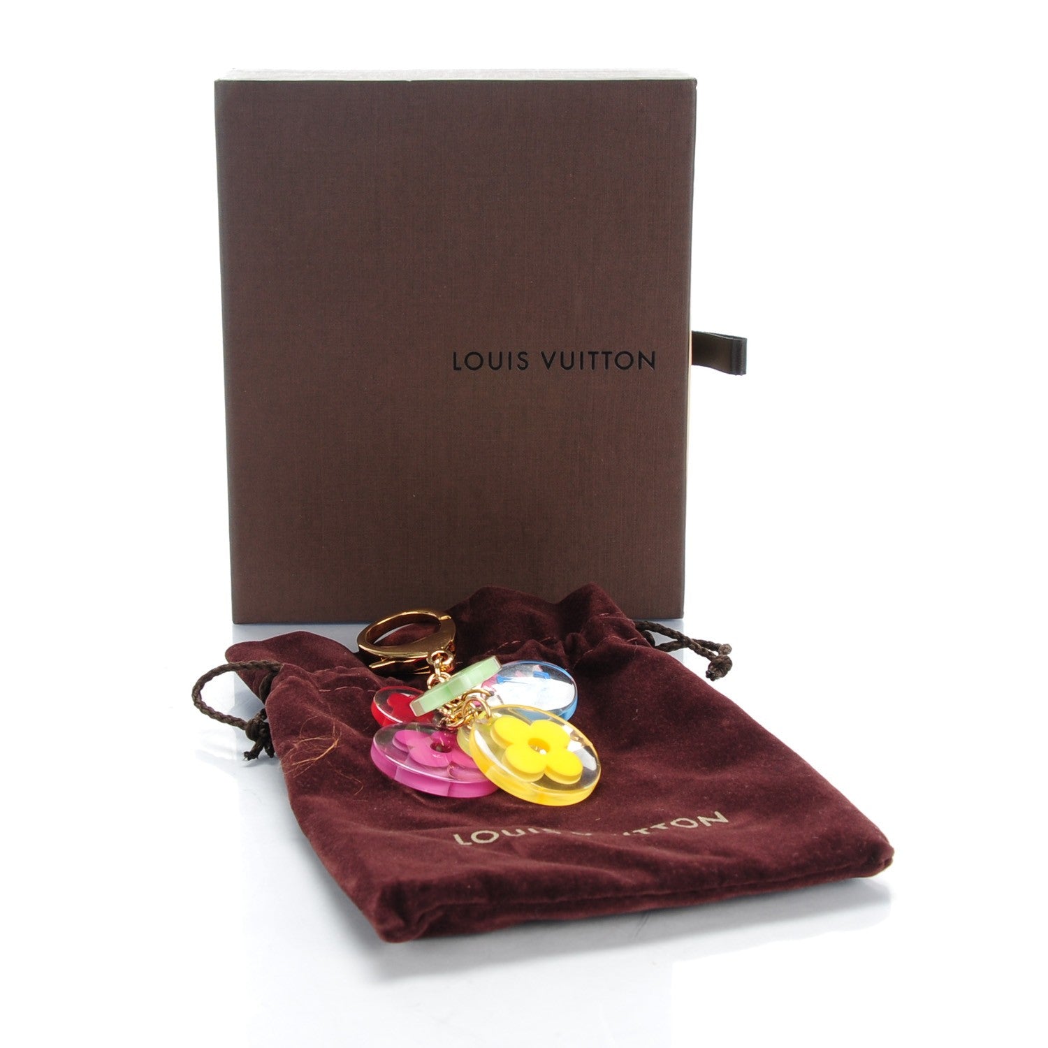 Louis Vuitton Resin Candy Fleurs Bag Charm Multicolor 4 of 4