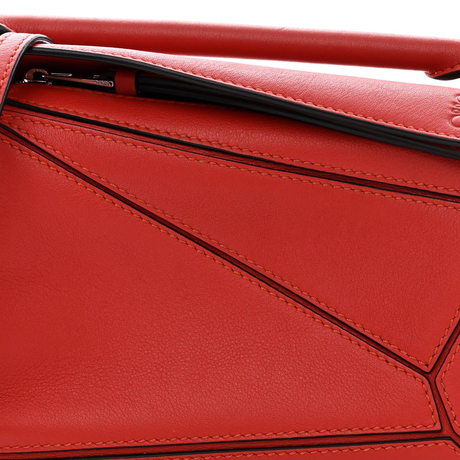 Loewe Calfskin Mini Puzzle Bag Pomodoro 8 of 11