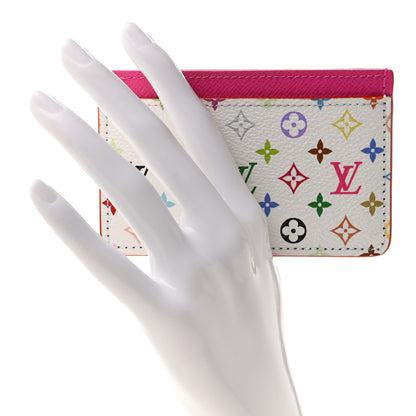 Louis Vuitton LV X TM Monogram Multicolor Card Holder Kawaii Pink 2 of 7