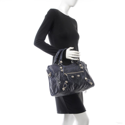 Balenciaga Agneau Giant 21 Silver Hardware City Marine 2 of 7