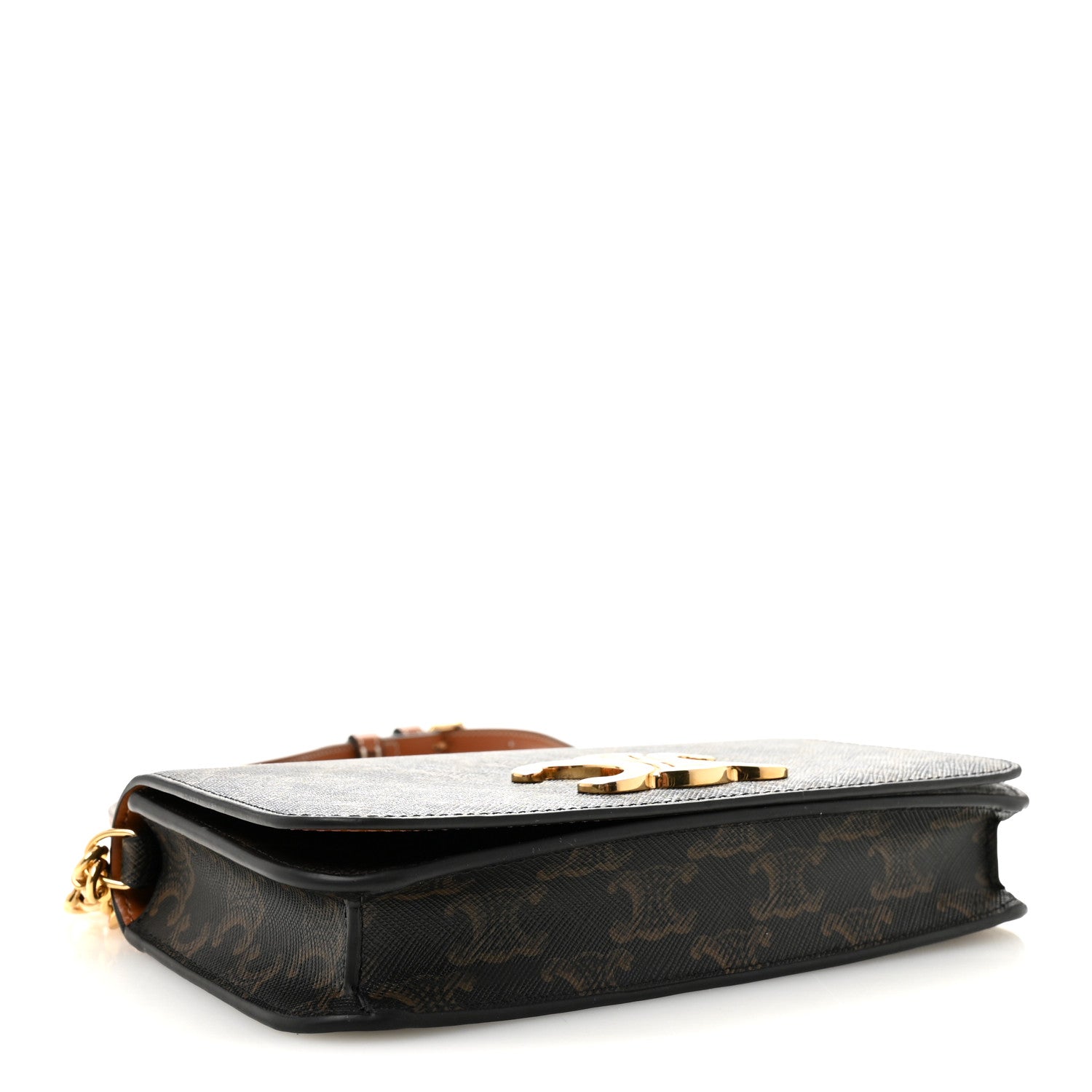 Celine Triomphe Canvas Multipochette Tan 4 of 10