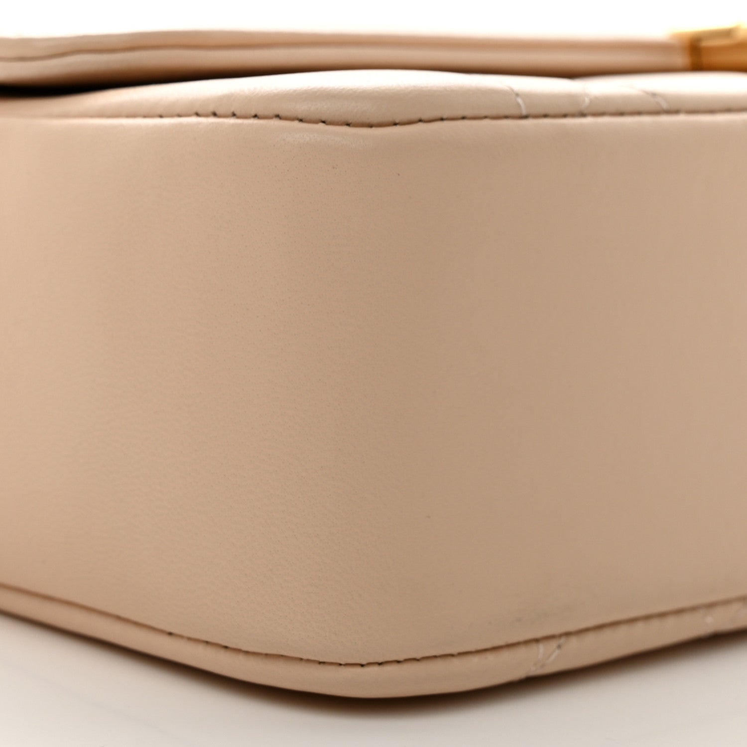 Chanel Lambskin Quilted Large Chic With Me Flap Beige 9 of 11