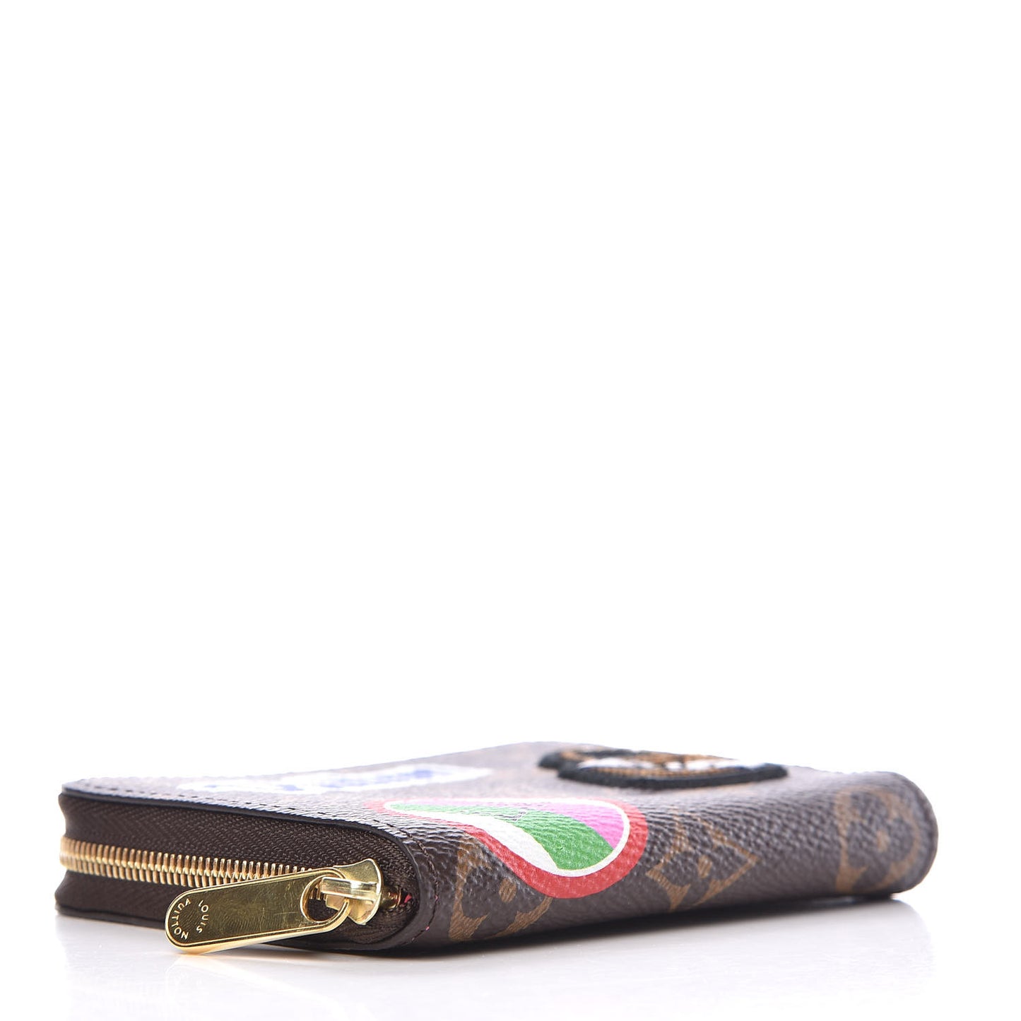 Monogram Travel Stickers Zippy Coin Purse