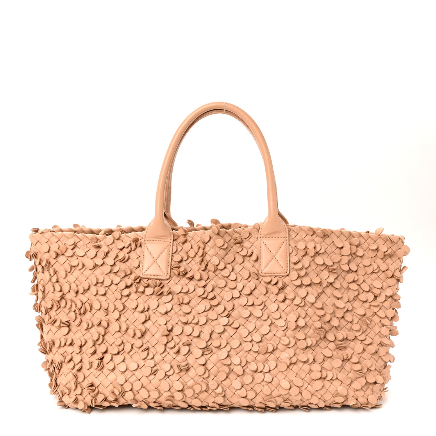 Bottega Veneta Nappa Intrecciato Medium Paillettes Cabat Beige 2 of 15