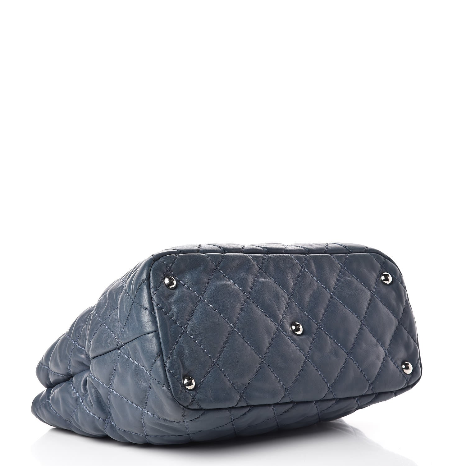 Chanel Calfskin Love Me Tender Large Tote Blue 4 of 14
