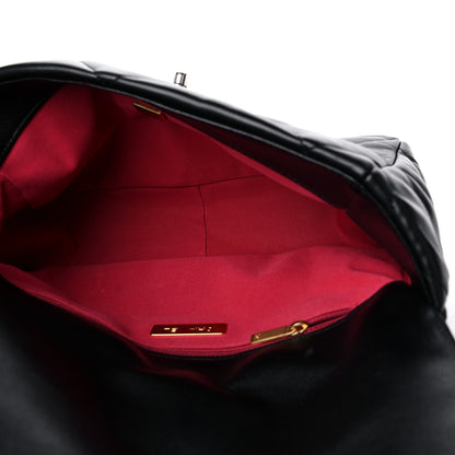 Chanel Lambskin Quilted Large Chanel 19 Flap Black 5 of 10