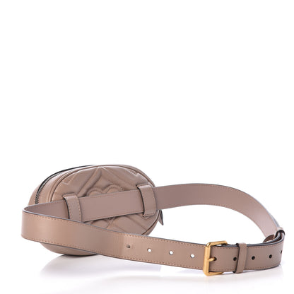 Gucci Calfskin Matelasse GG Marmont Belt Bag 95 38 Porcelain Rose 3 of 8