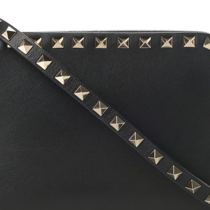 Valentino Garavani Calfskin Rockstud Camera Crossbody Bag Black 7 of 12