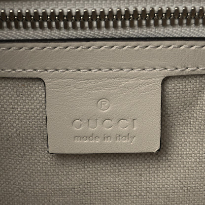 Gucci Calfskin GG Tennis Embossed Square Messenger Bag Mystic White 5 of 8