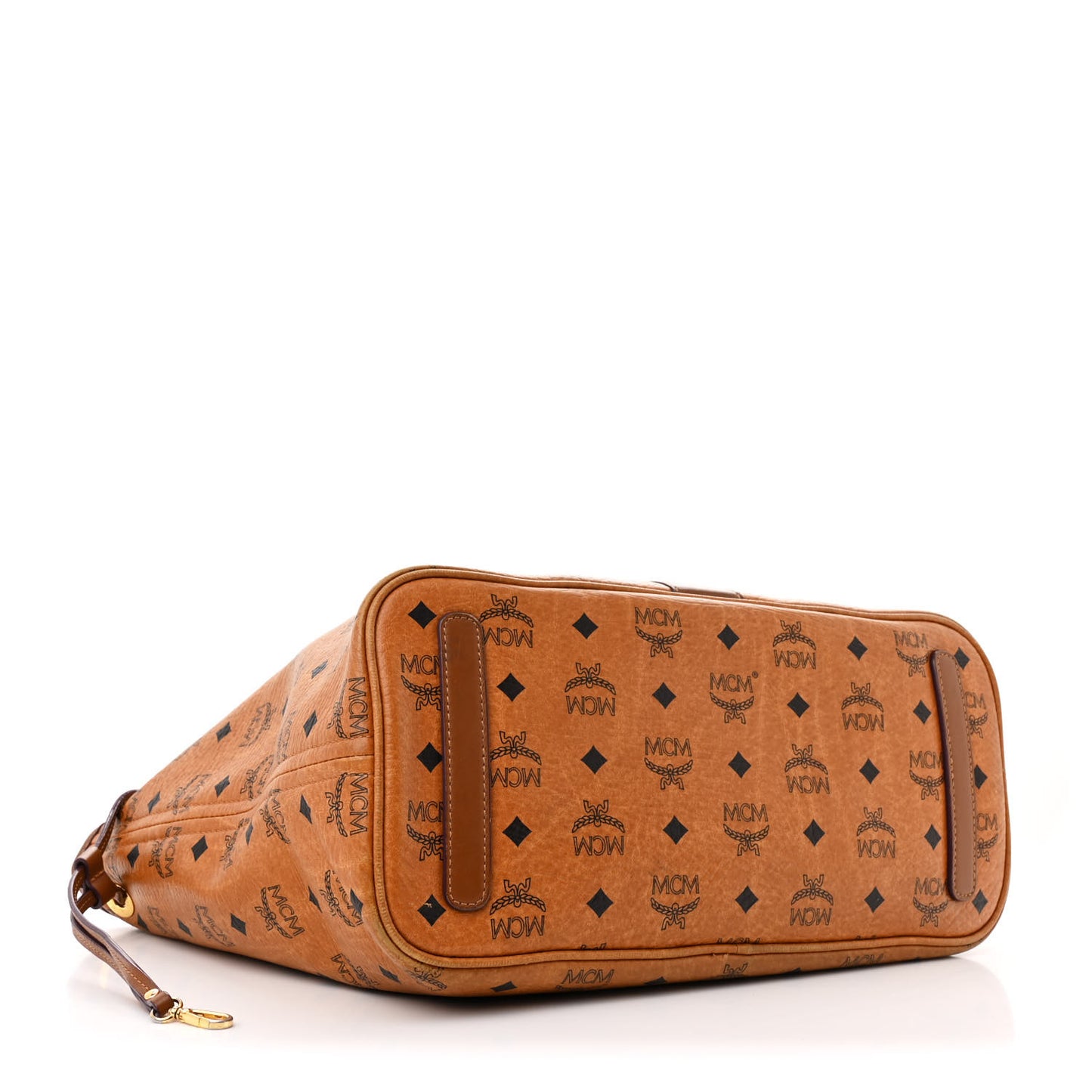 Visetos Medium Liz Reversible Shopper Tote Cognac