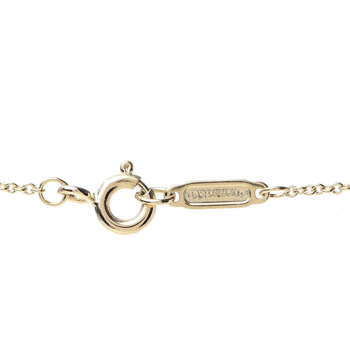 18K Yellow Gold 1837 Interlocking Circles Pendant Necklace