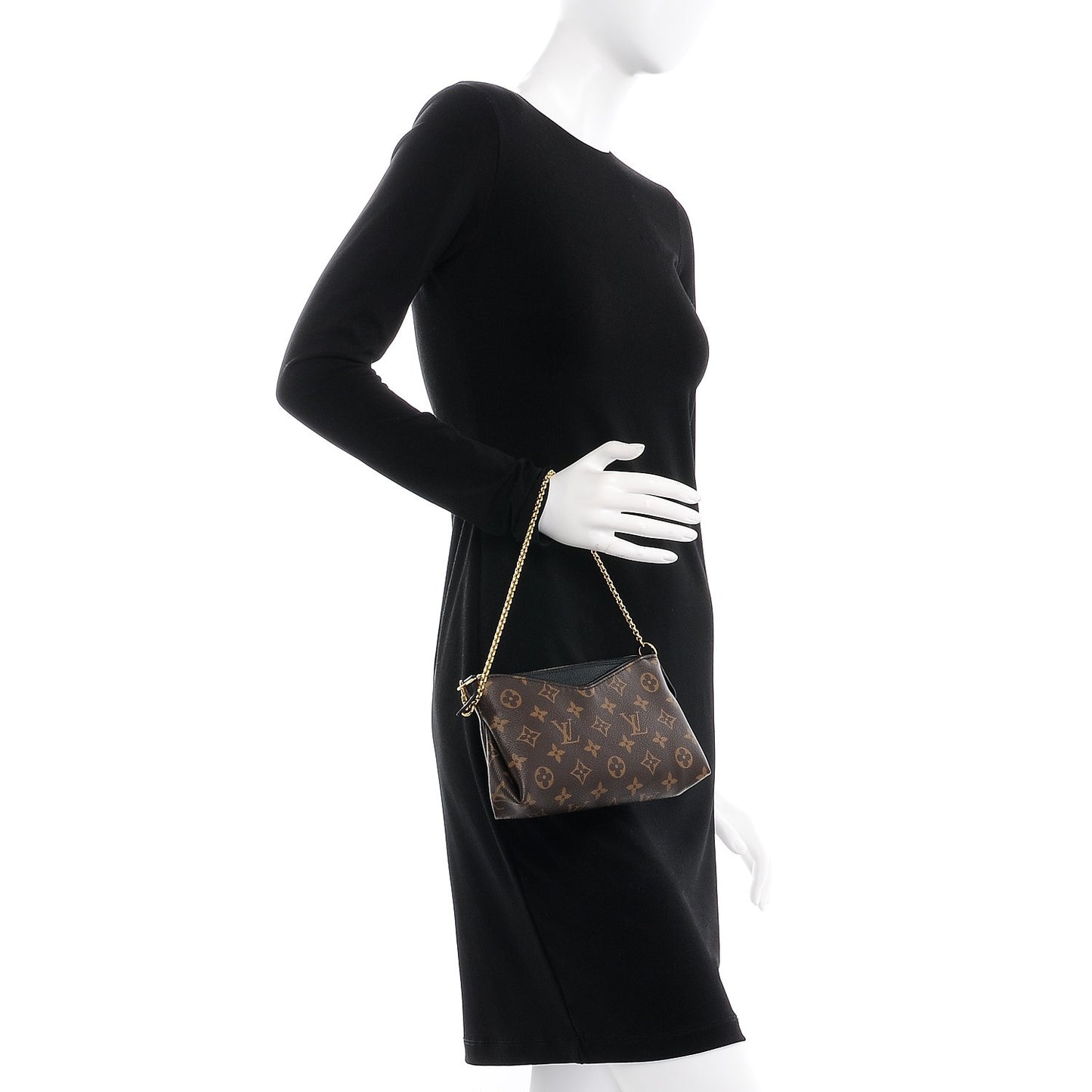 Monogram Pallas Clutch Black