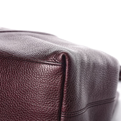 Gucci Metallic Cellarius Calfskin Medium Soho Chain Shoulder Bag Classic Burgundy 13 of 13