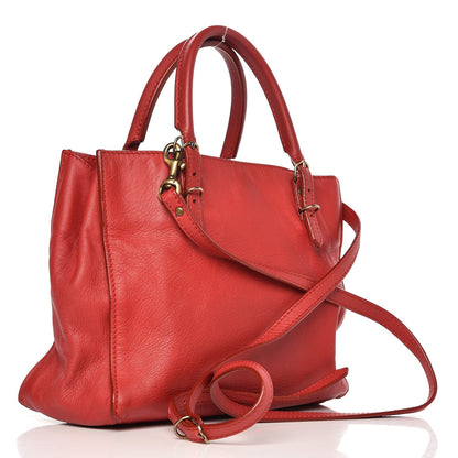 Balenciaga Veau Souple Papier Mini A4 Tote Rouge 3 of 15