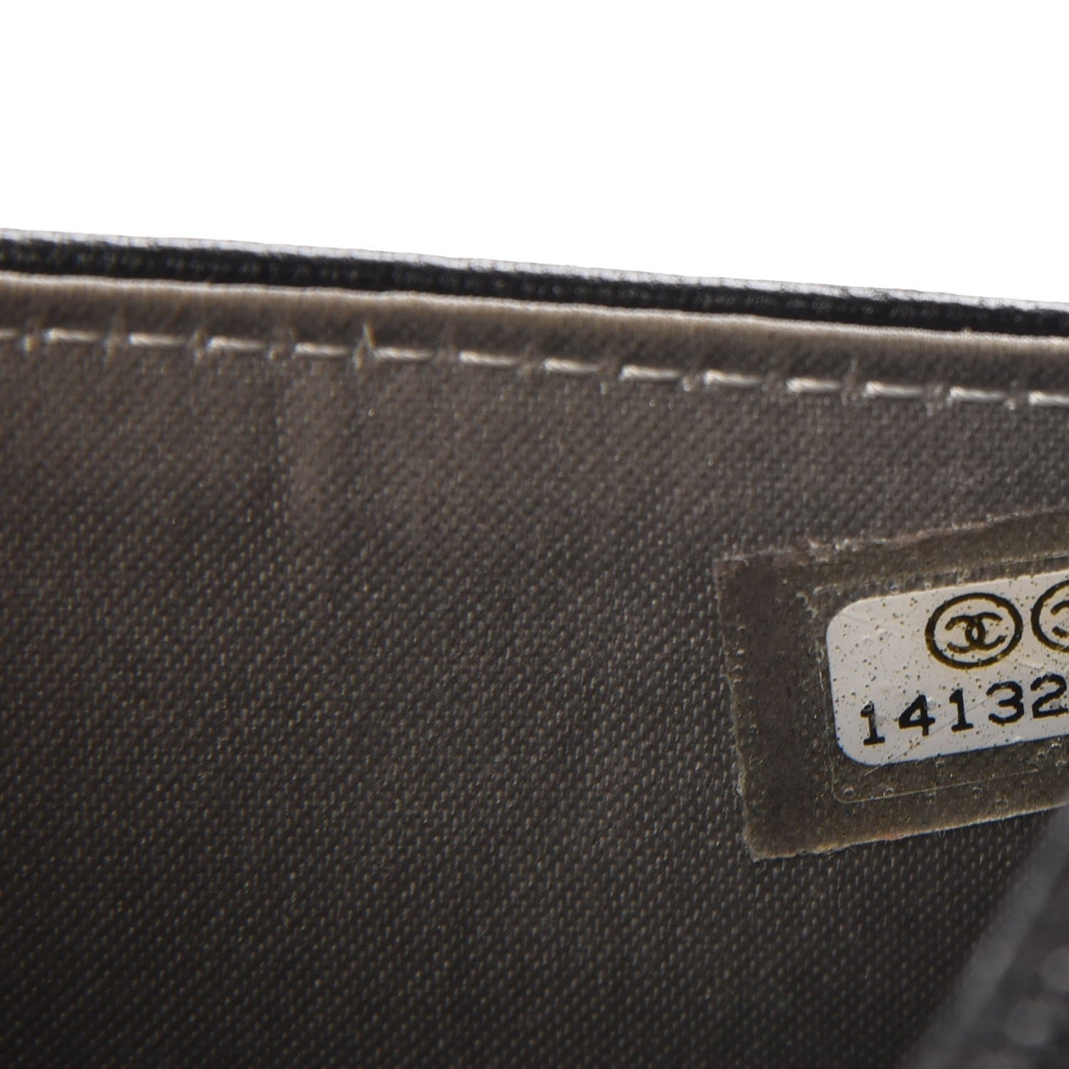 Chanel Lambskin Camellia Embossed Wallet On Chain WOC Black 8 of 8