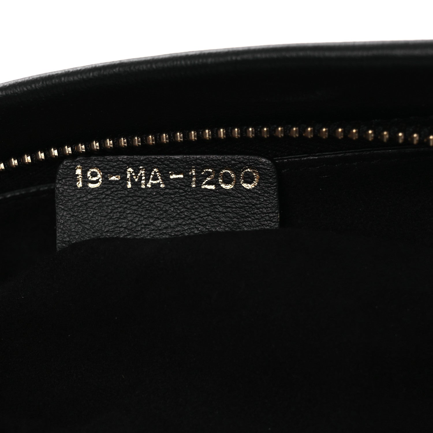 Christian Dior Calfskin Medium Diordouble Zip Pouch Black 7 of 10