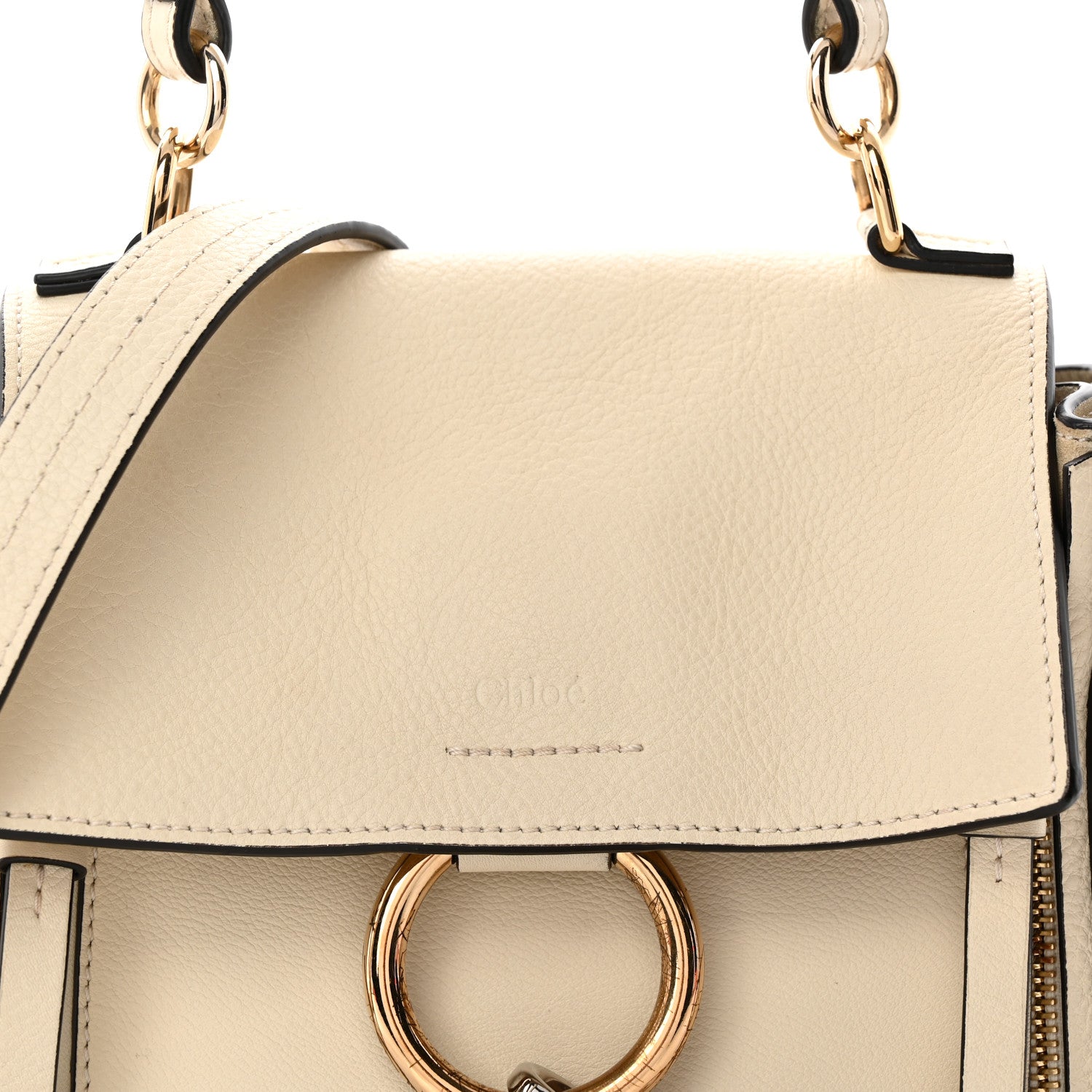 Chloe Calfskin Mini Faye Day Shoulder Bag Off White 1887999 – FASHIONPHILE