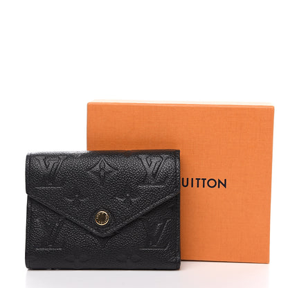 Louis Vuitton Empreinte Victorine Wallet Black 7 of 7