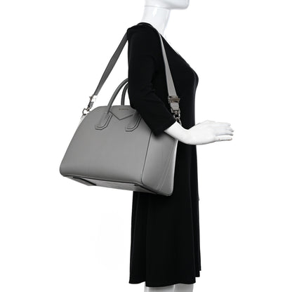 Givenchy Sugar Goatskin Medium Antigona Pearl Grey 2 of 14