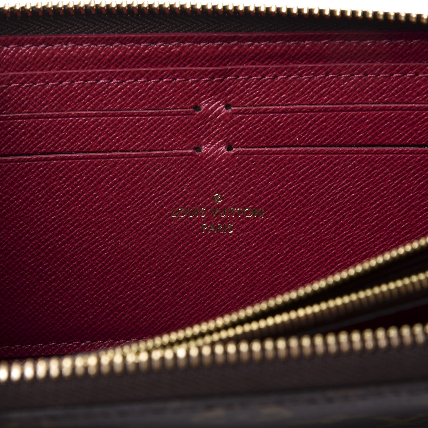 Louis Vuitton Monogram Clemence Wallet Fuchsia 7 of 7