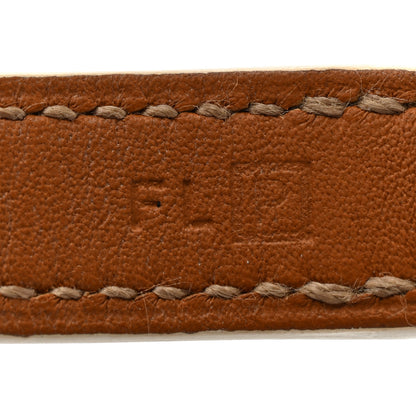 Hermes Epsom Rivale Double Tour Bracelet S White 5 of 8