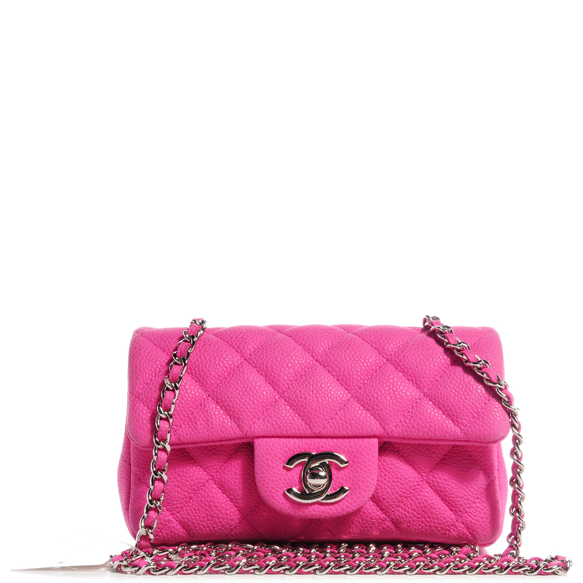 Chanel Iridescent Caviar Quilted Extra Mini Flap Pink 1 of 9