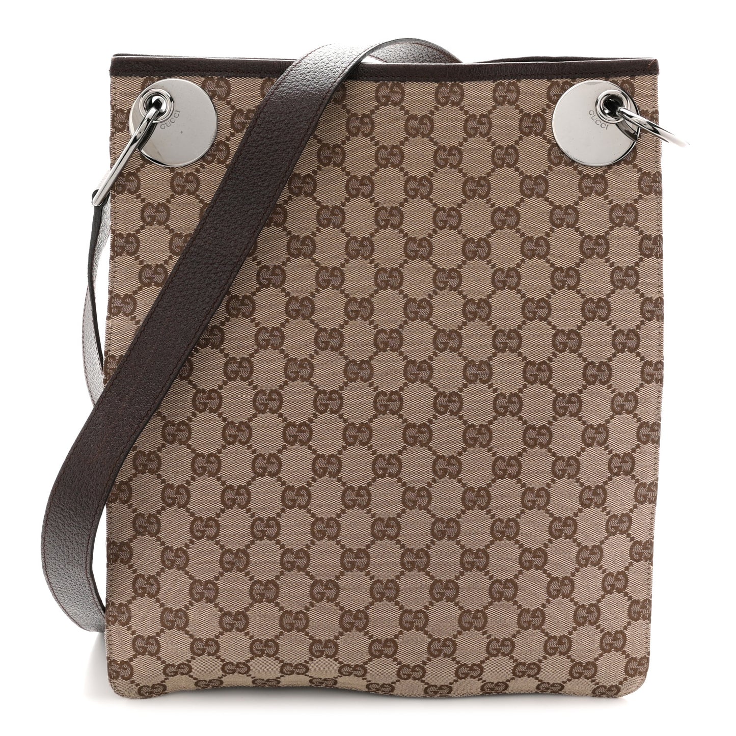 Monogram Eclipse Messenger Bag Dark Brown