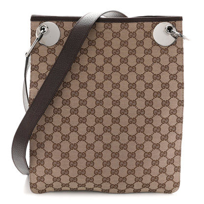 Gucci Monogram Eclipse Messenger Bag Dark Brown 1 of 11