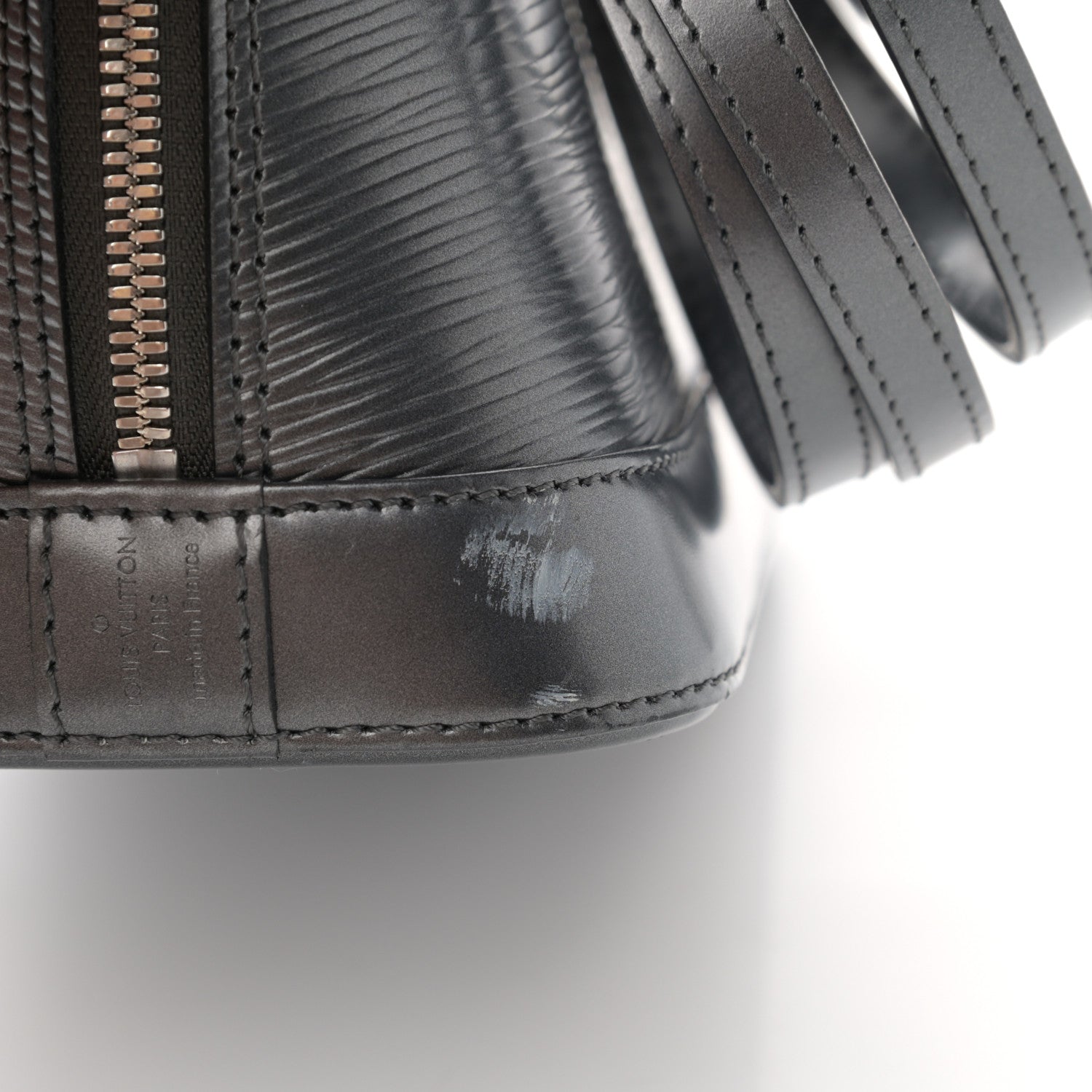 Louis Vuitton Epi Alma BB Anthracite Nacre 13 of 15