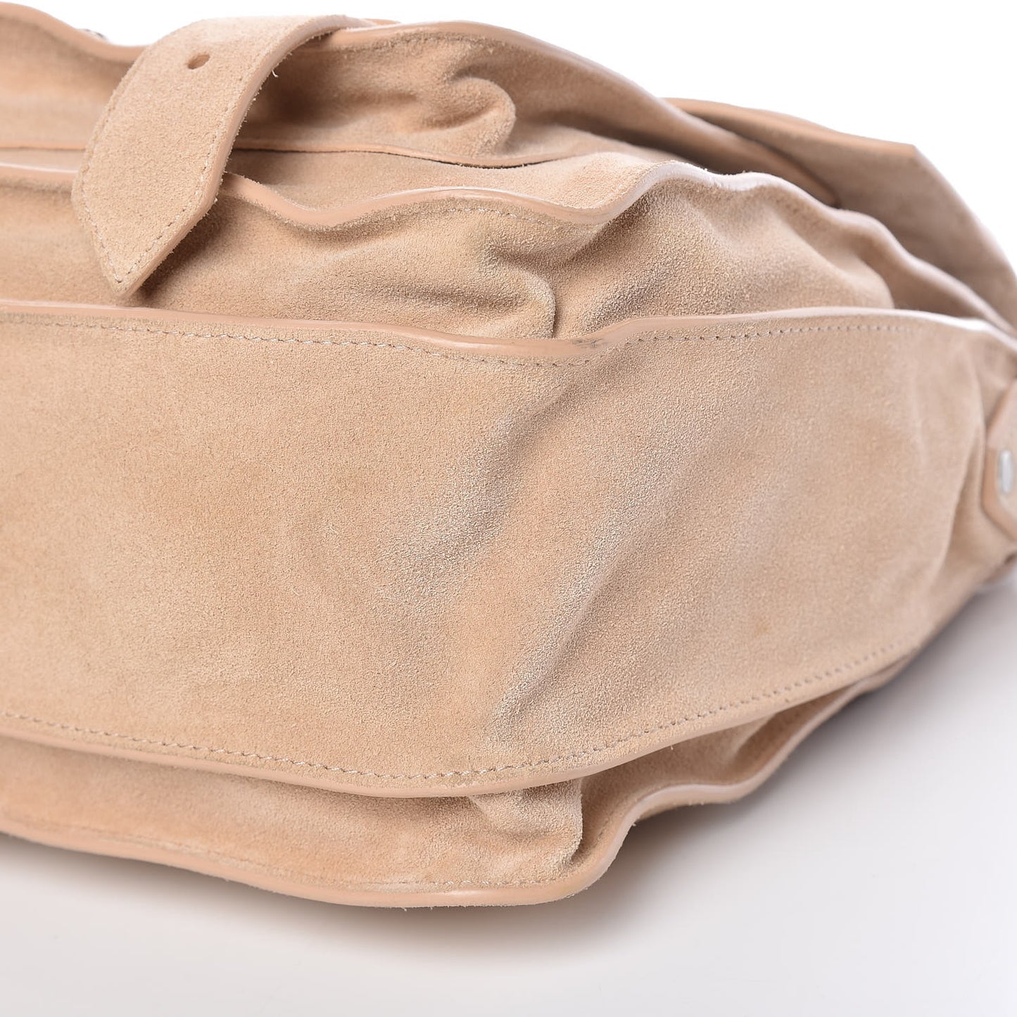 Suede Medium PS1 Satchel Stone