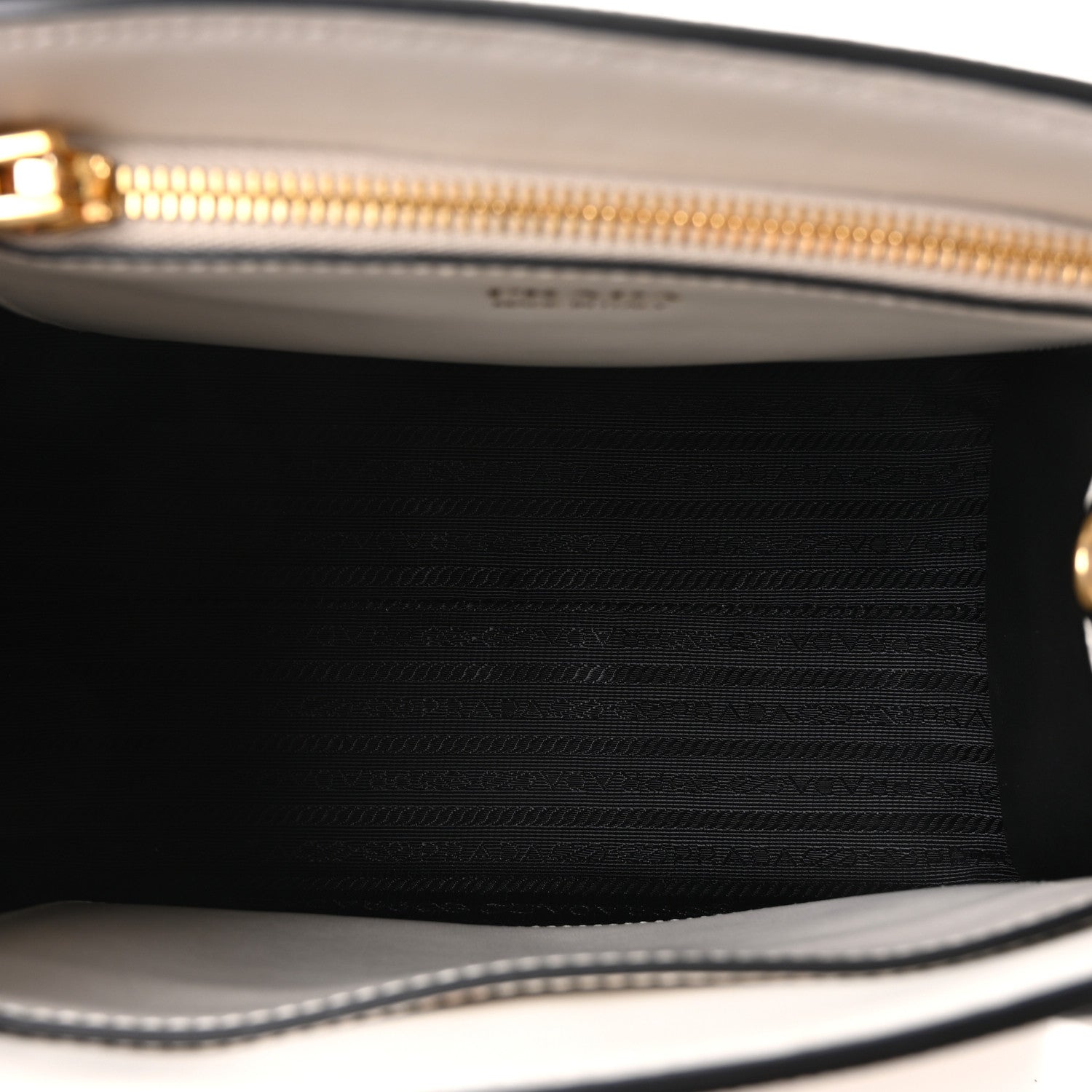 Prada Saffiano Cuir Calfskin Small Monochrome Top Handle Tote White 4 of 8