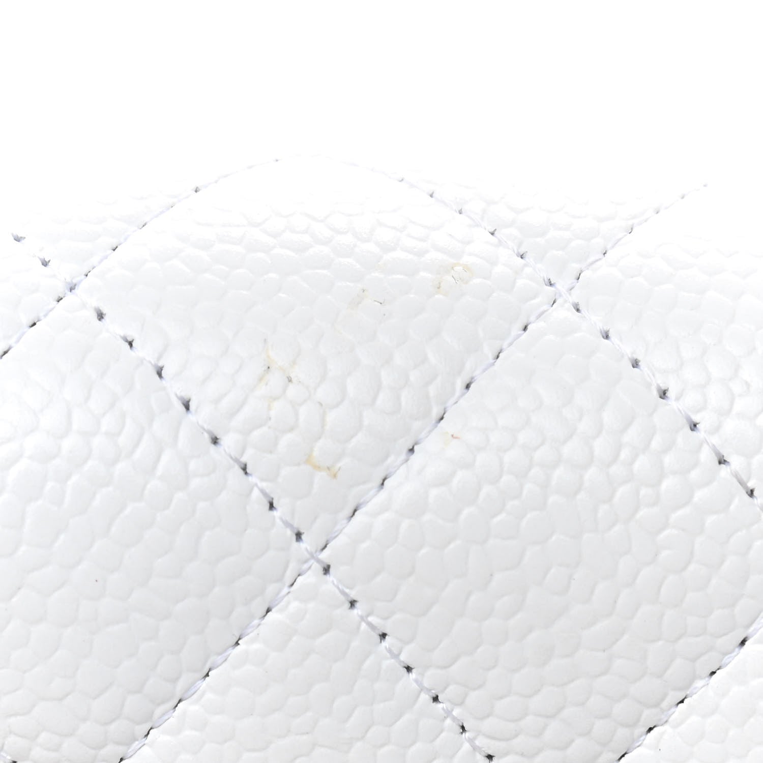 Chanel Caviar Quilted Medium Double Flap White 10 of 10