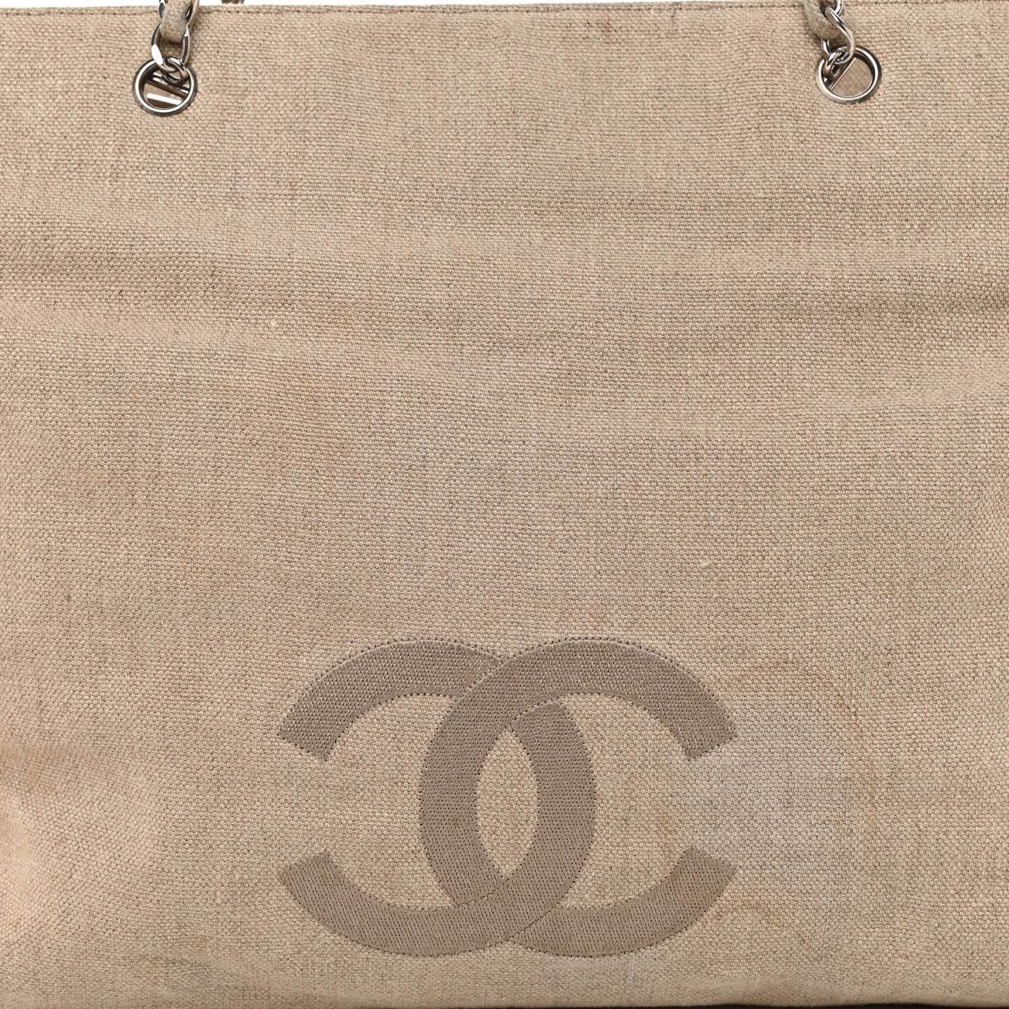 Linen CC Tote Beige